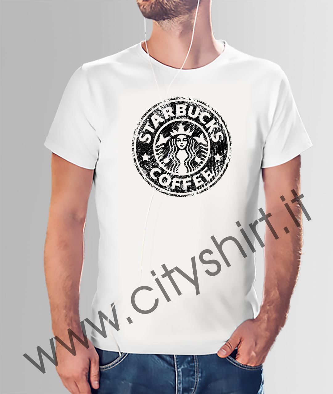 T-shirt Starbucks GRUNGE