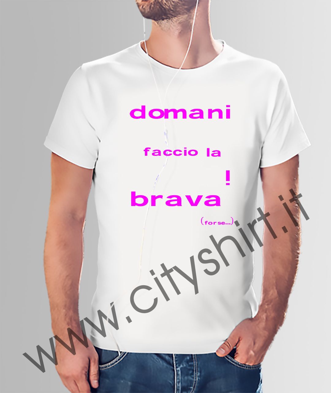 Maglietta Domani faccio la brava 2