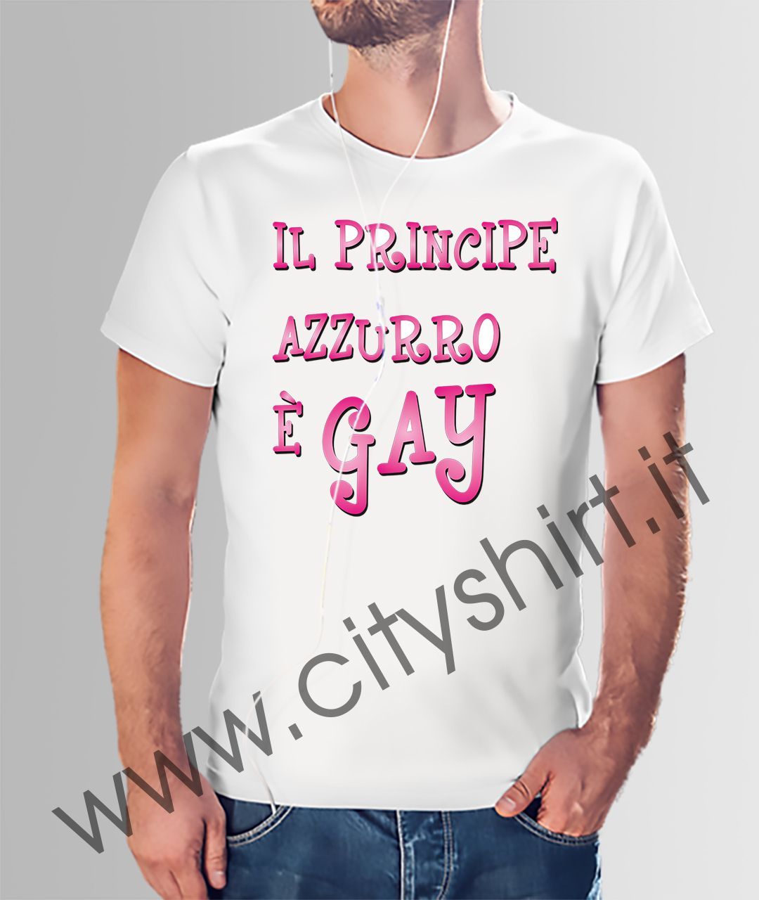 Maglietta il principe azzurro e' gay 2
