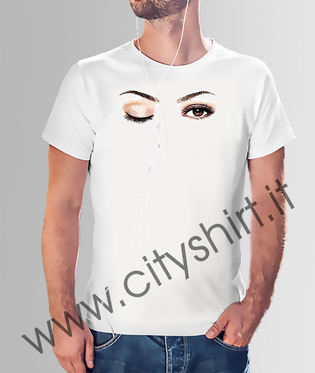 T-shirt occhi