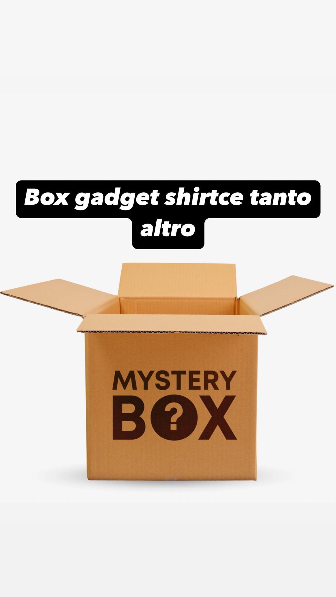 box gadget, maglie, prodotti personalizzati e tanto altro (BOX BASE NON PERSONALIZZABILE)