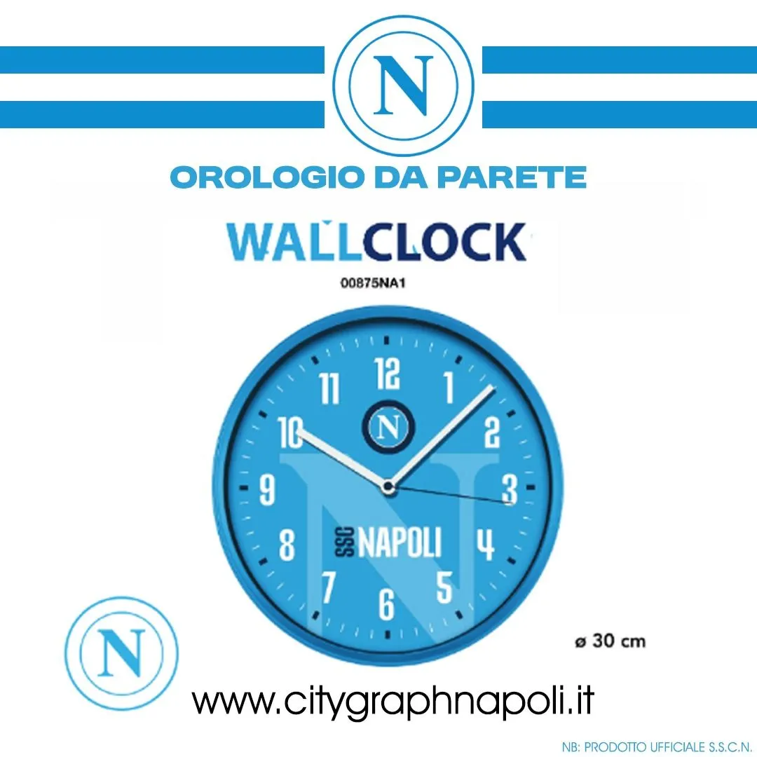 Orologio da parete S.S.C.N. 30 cm