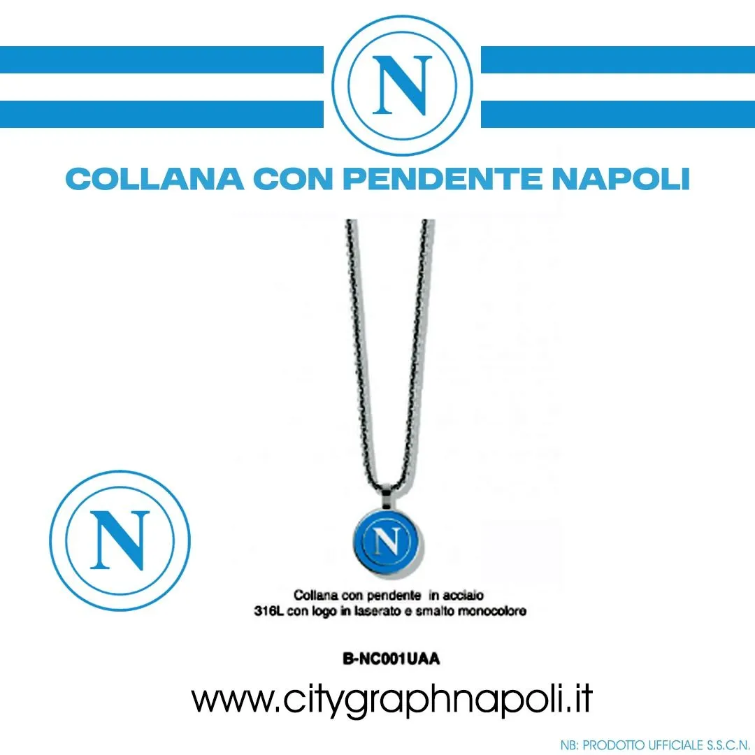 Collana con pendente Napoli