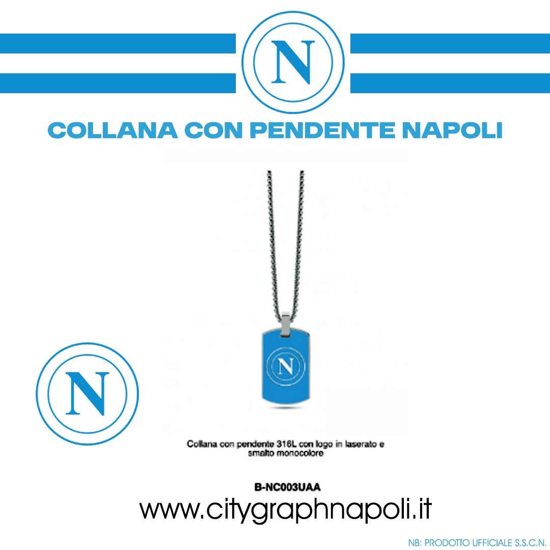 Collana con pendente rettangolare Napoli
