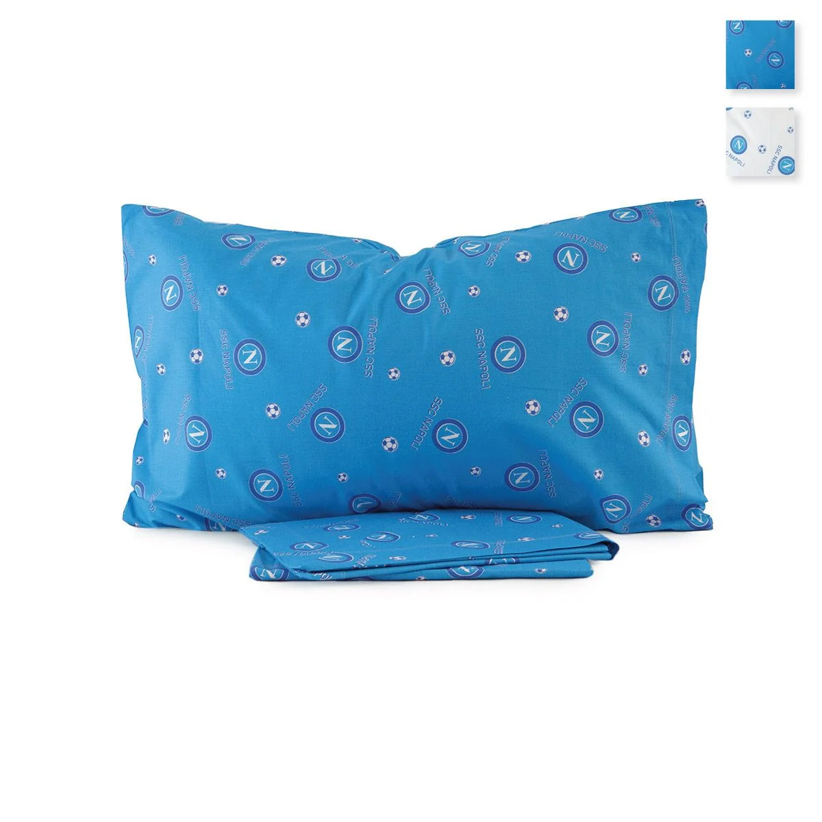Completo Letto Calcio Napoli Azzurro