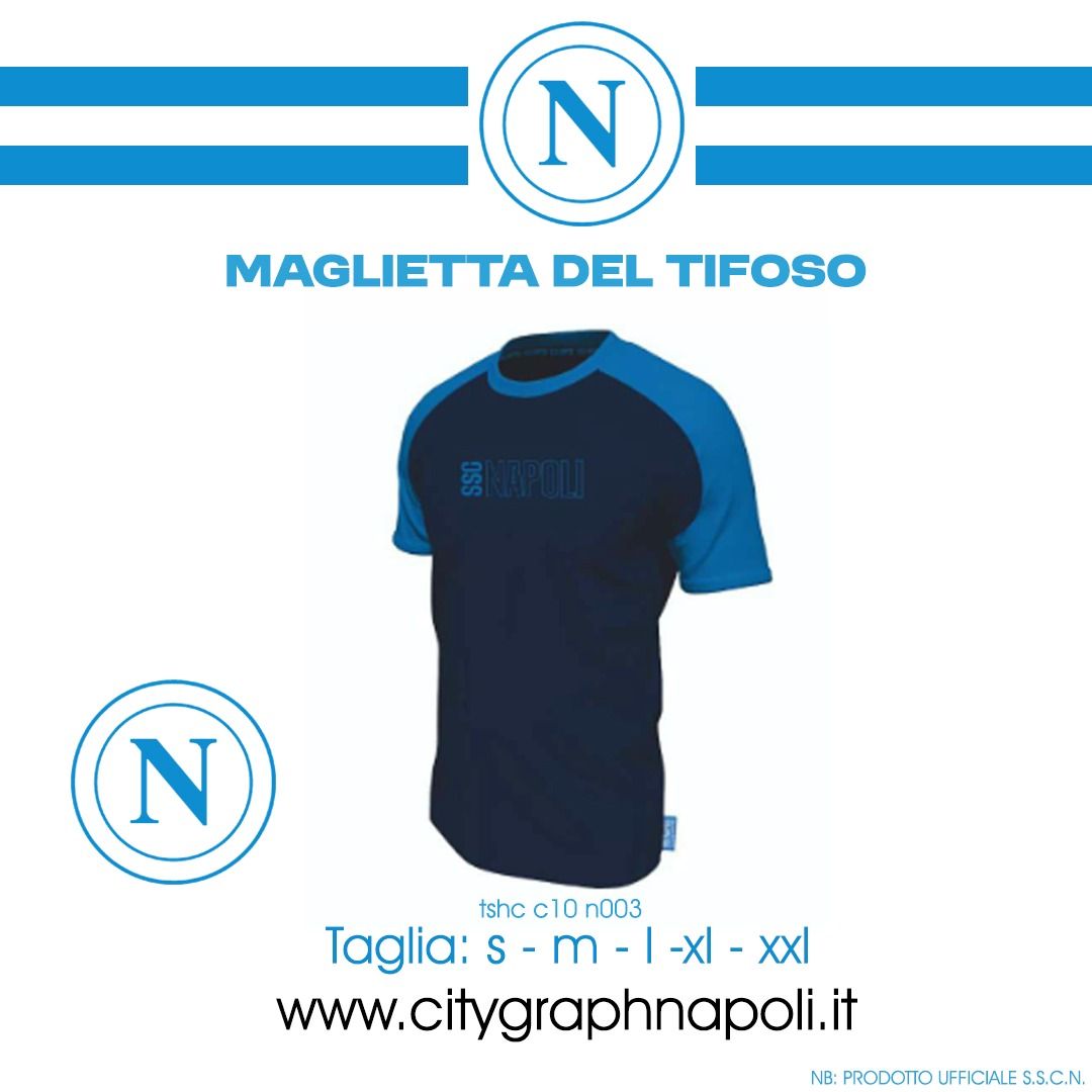 Maglietta del tifoso Calcio Napoli S.S.C.N.