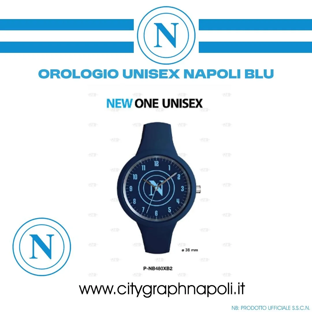 Orologio unisex napoli blu