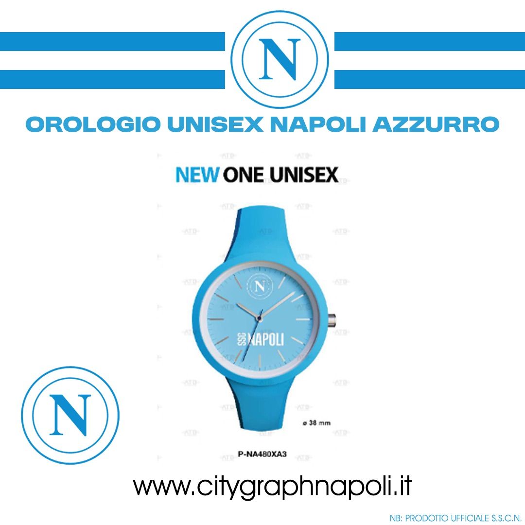 Orologio unisex napoli azzurro