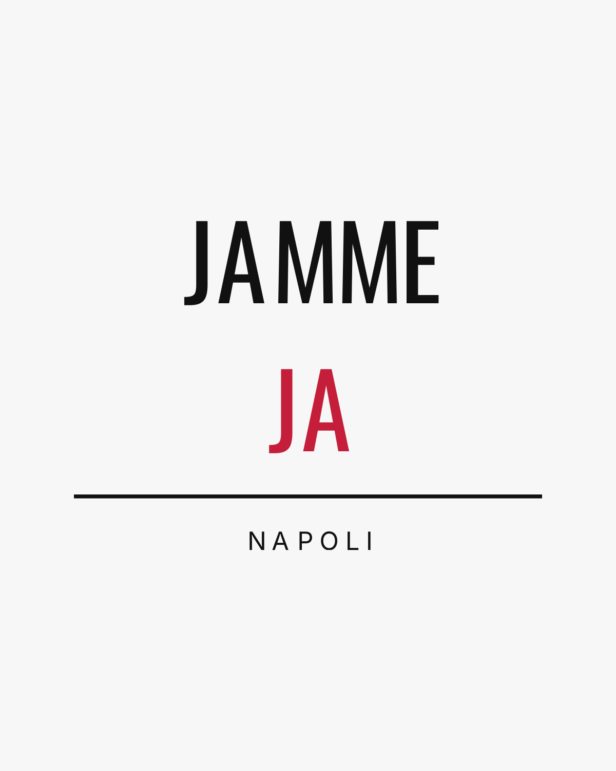 T-Shirt "JAMME JA" - Napoli