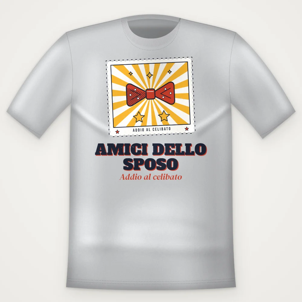 T-Shirt "AMICI DELLO SPOSO"