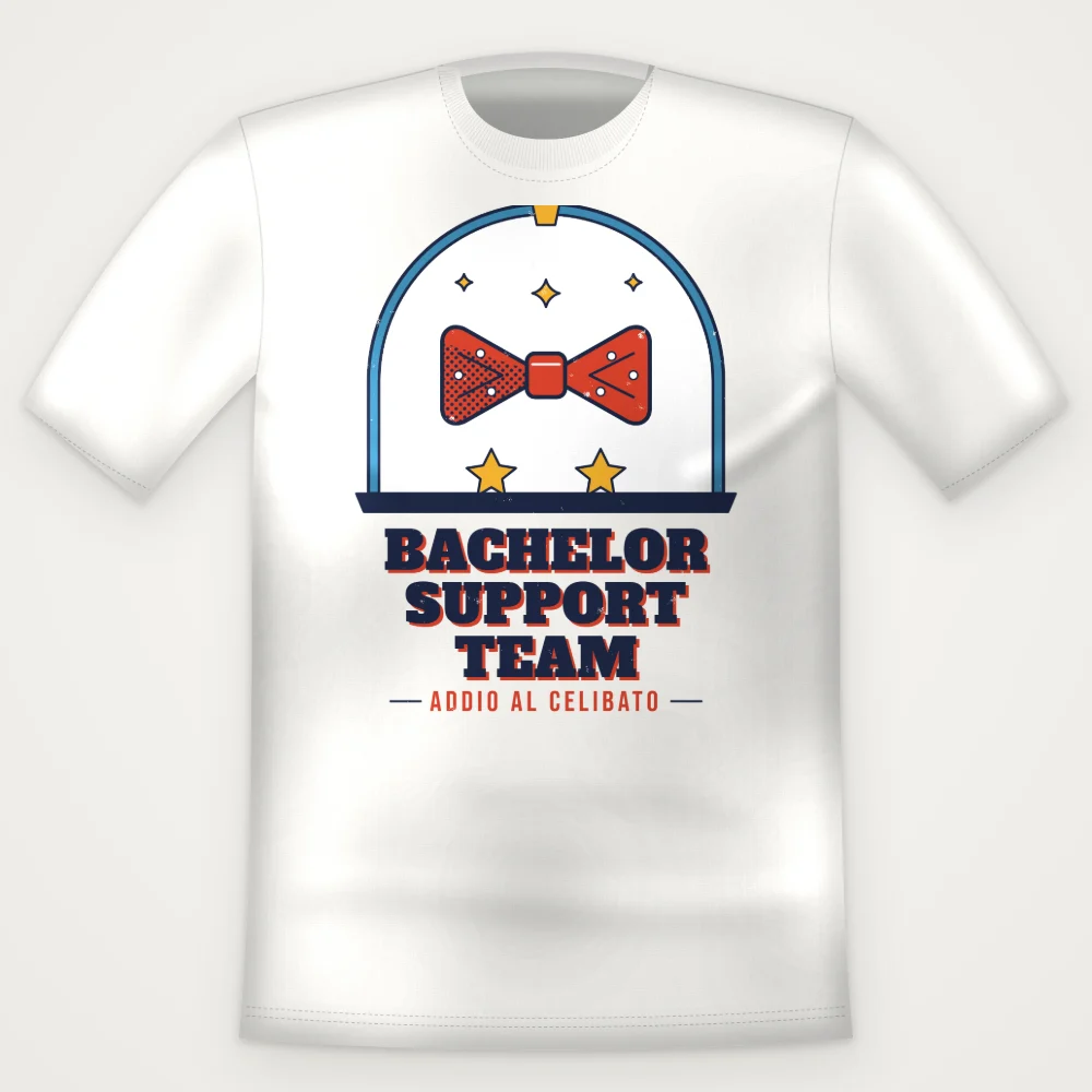 Maglietta Bachelor Support Team — Celibato