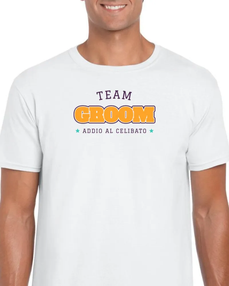Maglietta Team Groom — Gruppo Addio al Celibato
