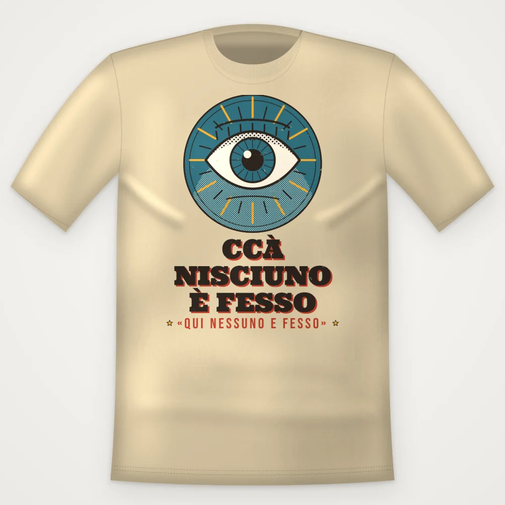 T-Shirt "Ccà nisciuno è fesso"