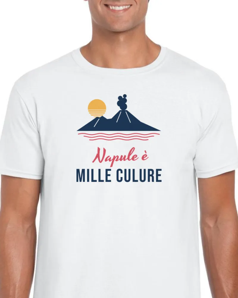 T-Shirt "Napule è mille culure"