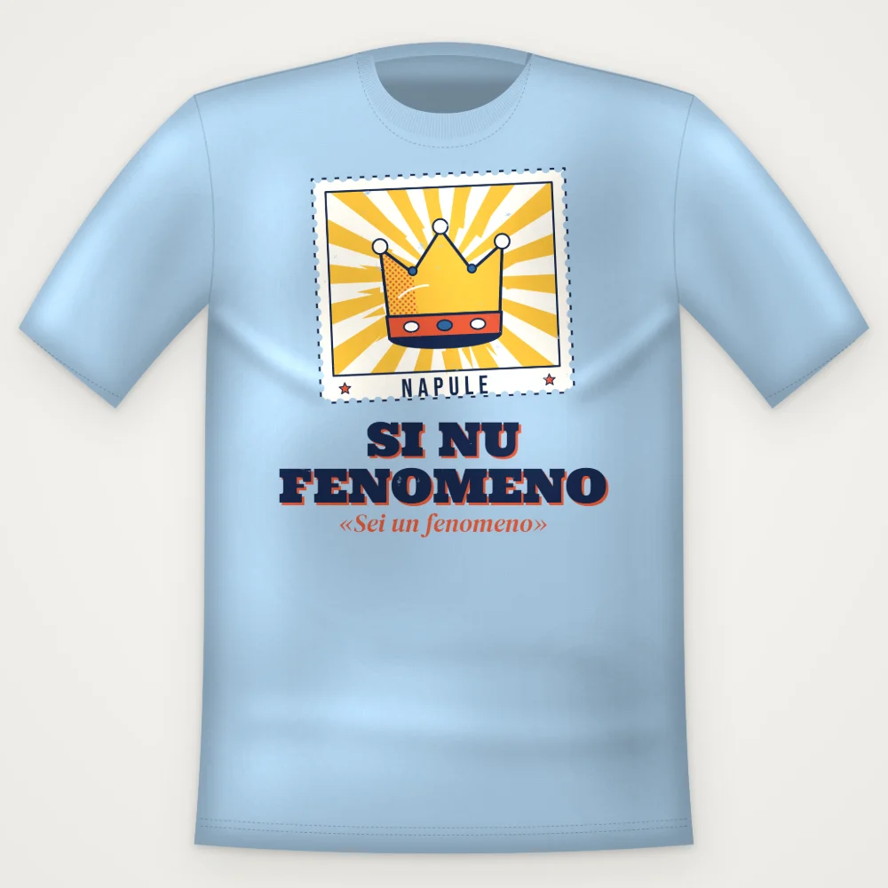 T-Shirt "Si nu fenomeno"