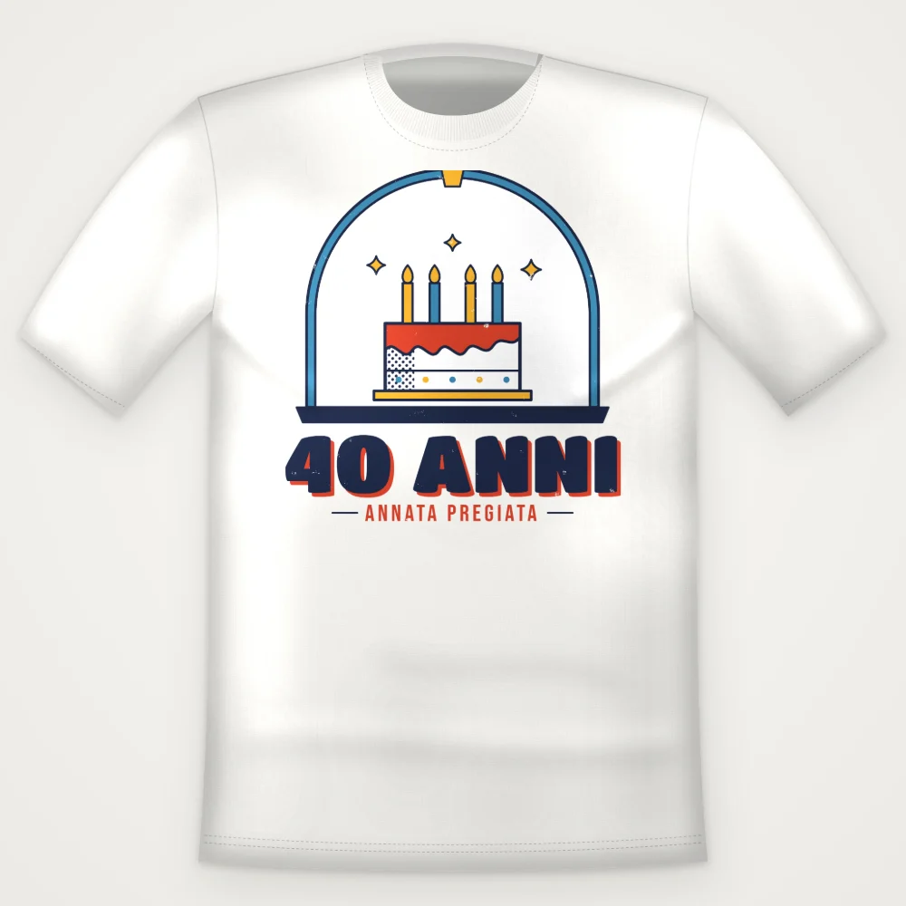 T-Shirt "40 ANNI"