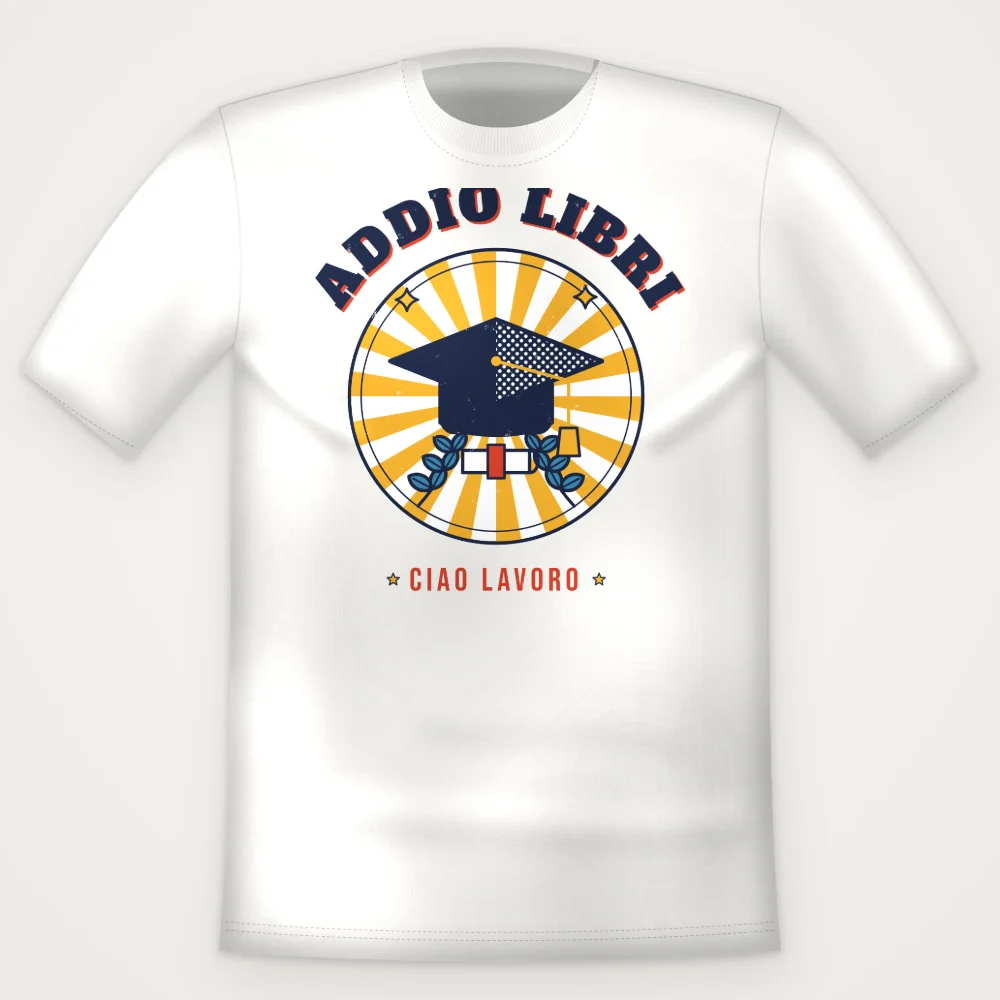 T-Shirt "ADDIO LIBRI"