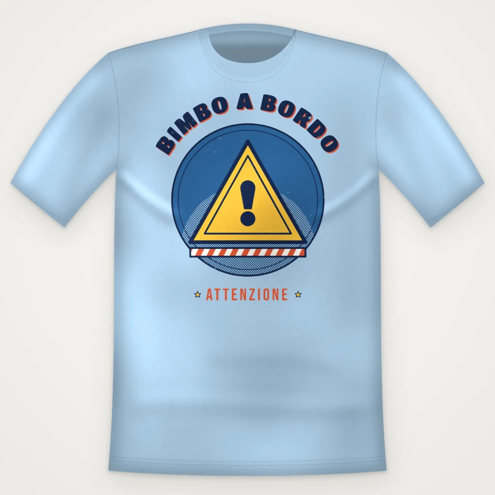 T-Shirt "BIMBO A BORDO"