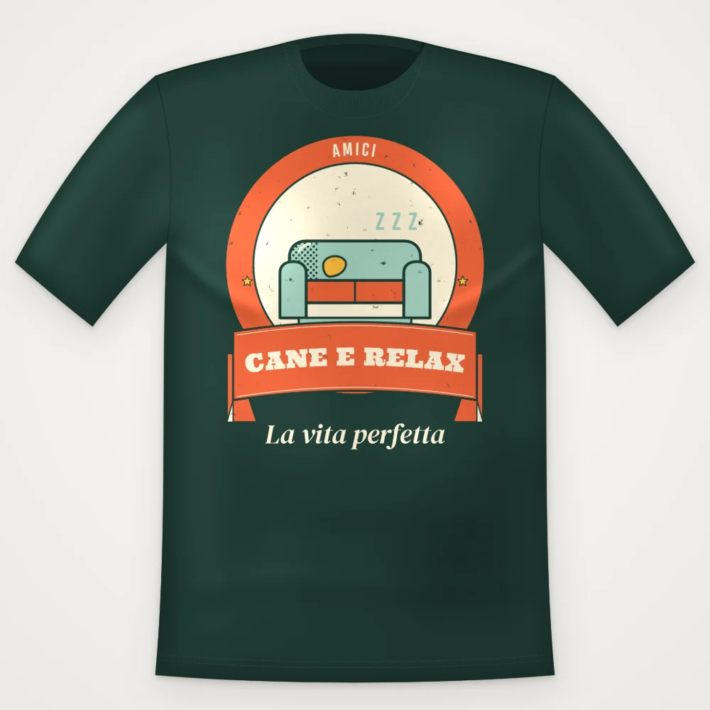 T-Shirt "CANE E RELAX"