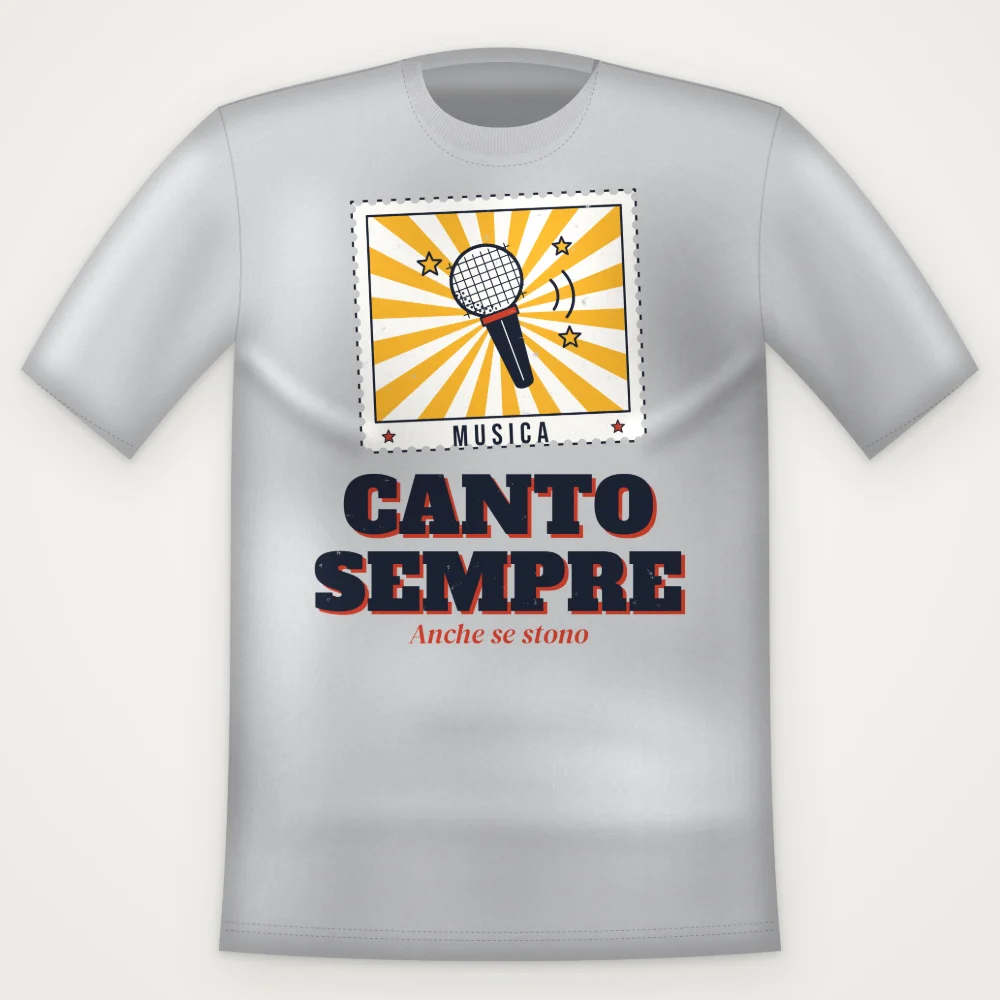 T-Shirt "CANTO SEMPRE"