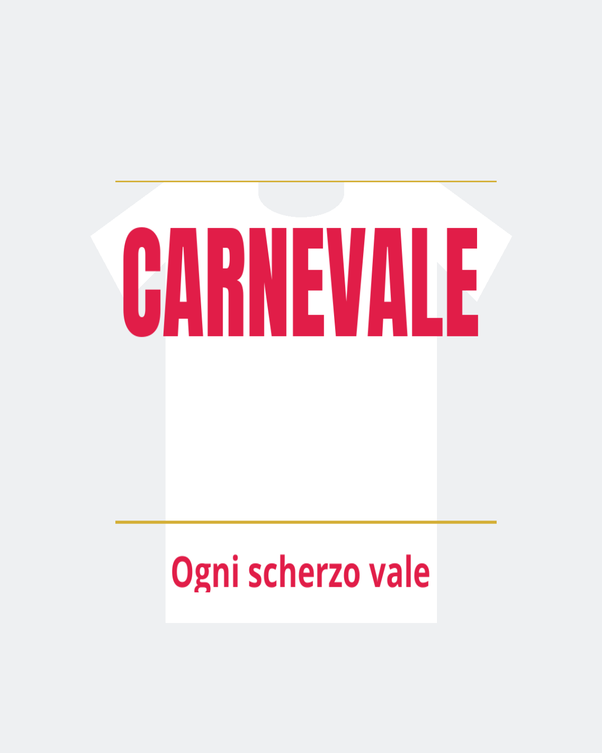 T-Shirt "CARNEVALE"