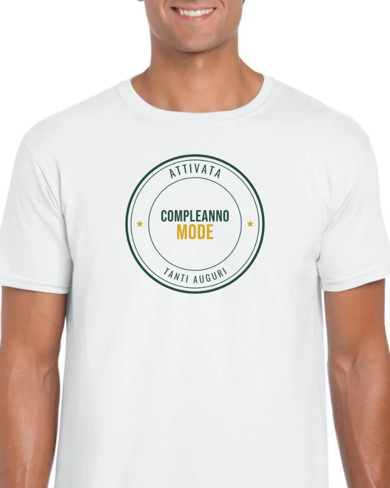 T-Shirt "COMPLEANNO MODE"