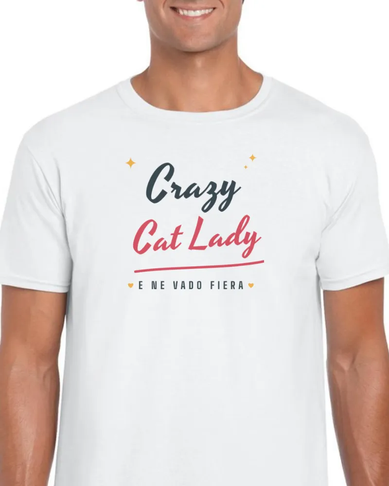 T-Shirt "CRAZY CAT LADY"