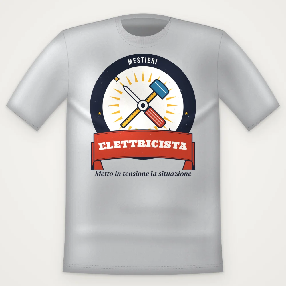 T-Shirt "ELETTRICISTA"