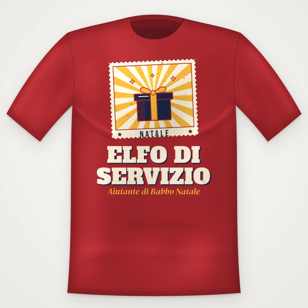 T-Shirt "ELFO DI SERVIZIO"