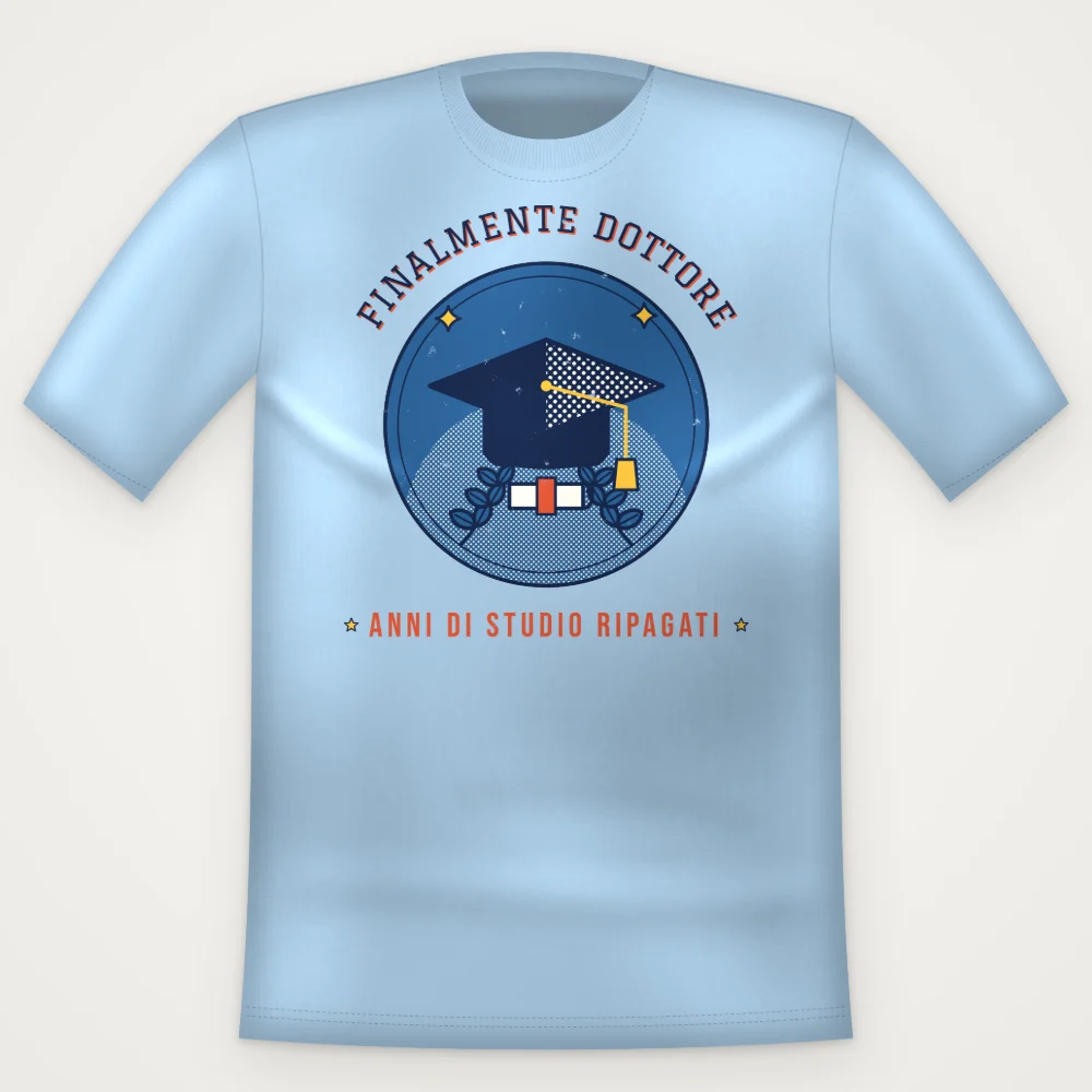 T-Shirt "FINALMENTE DOTTORE"
