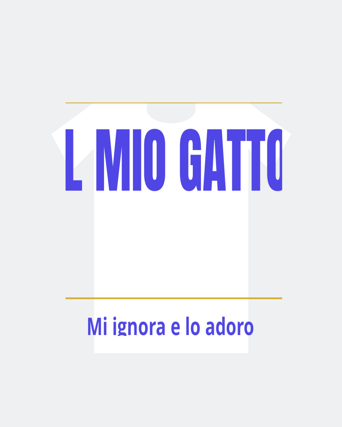 T-Shirt "IL MIO GATTO"
