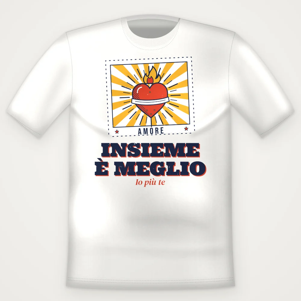 T-Shirt "INSIEME E MEGLIO"