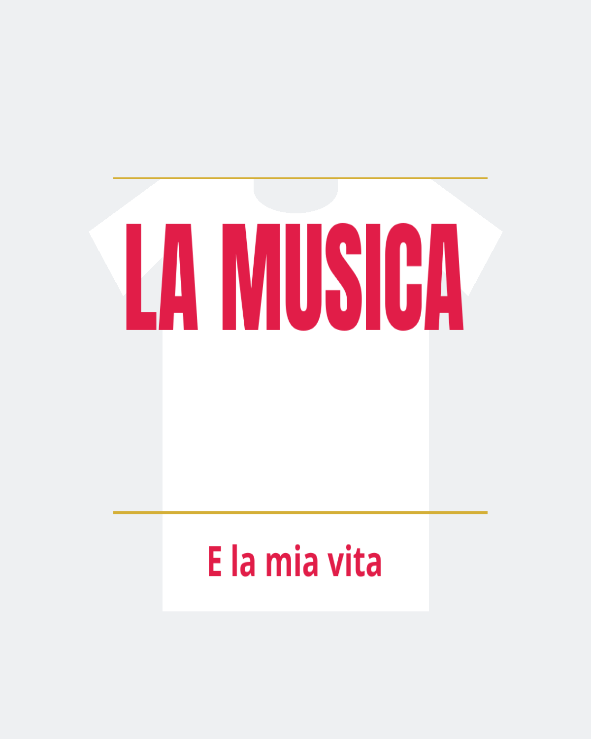 T-Shirt "LA MUSICA"