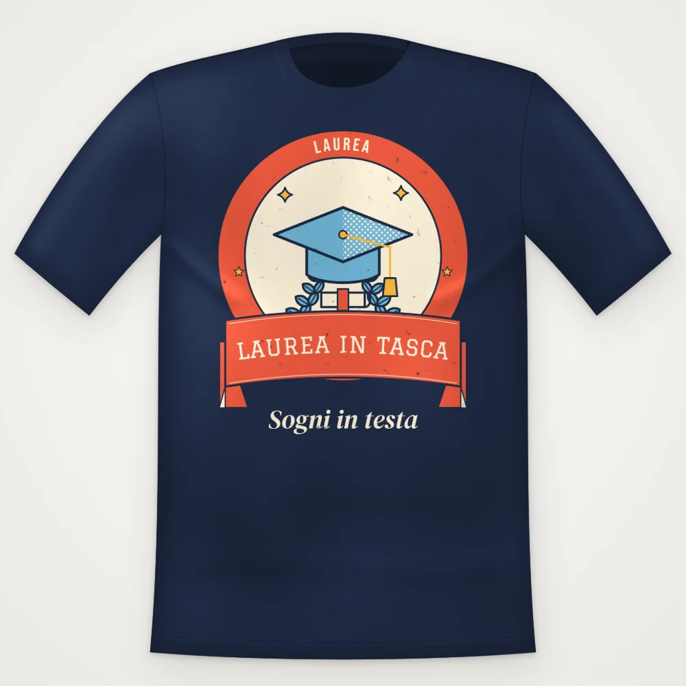 T-Shirt "LAUREA IN TASCA"