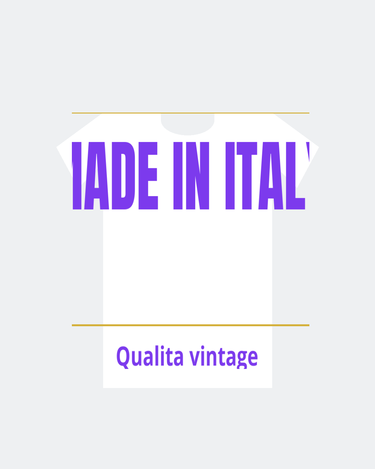 T-Shirt "MADE IN ITALY"