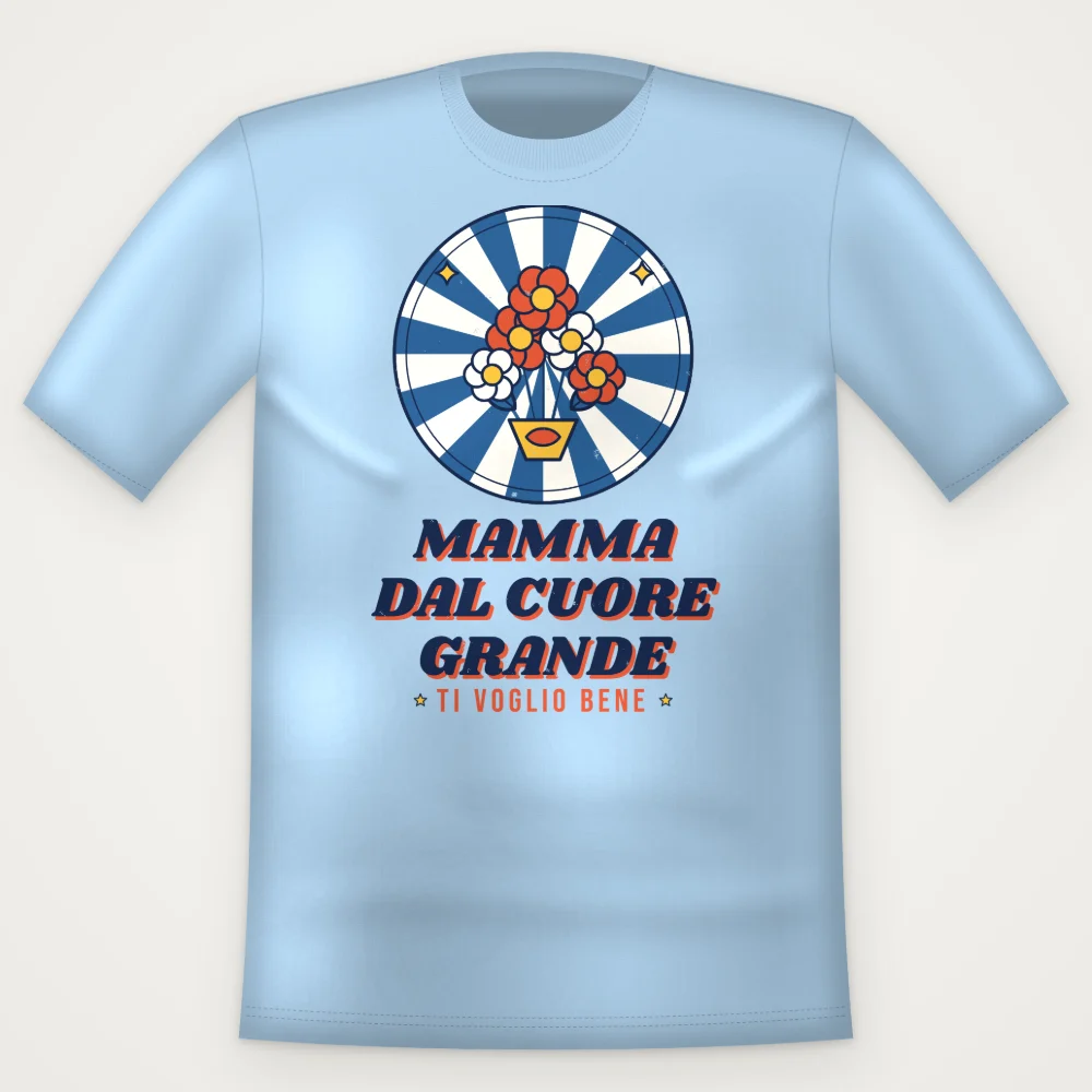 T-Shirt "MAMMA DAL CUORE GRANDE"