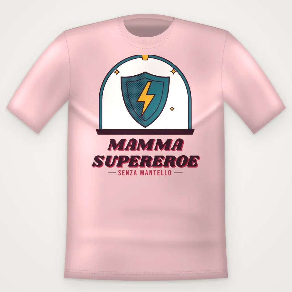 T-Shirt "MAMMA SUPEREROE"