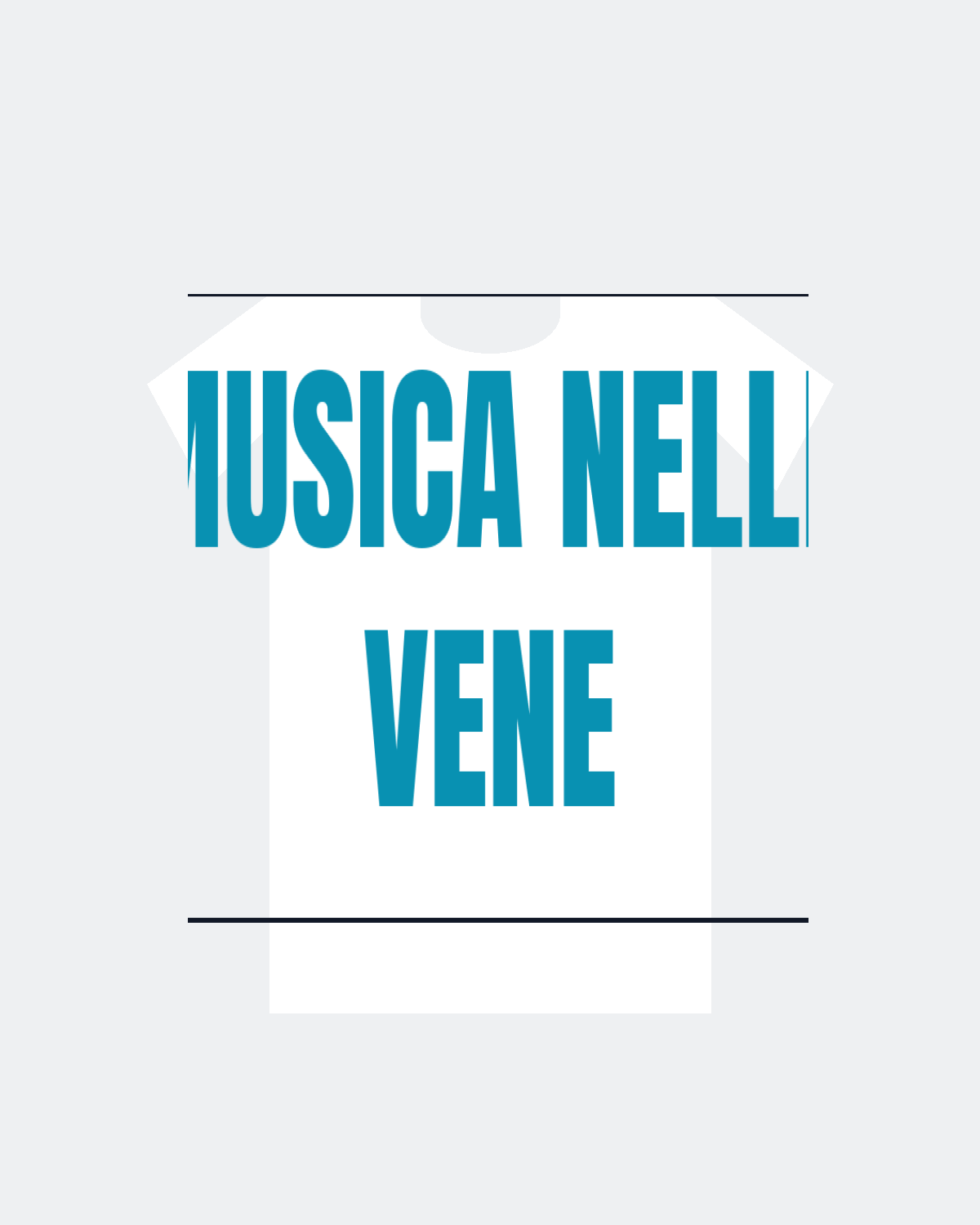 T-Shirt "MUSICA NELLE VENE"