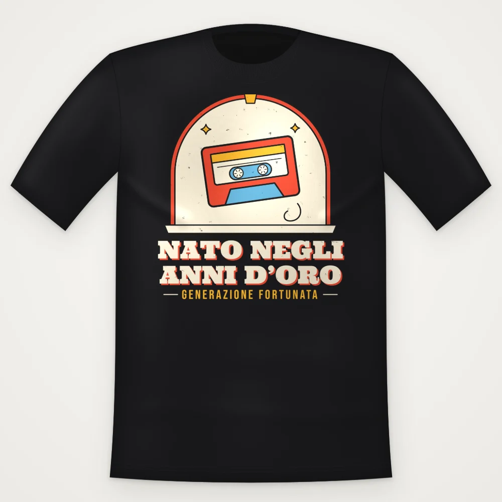 T-Shirt "NATO NEGLI ANNI D ORO"
