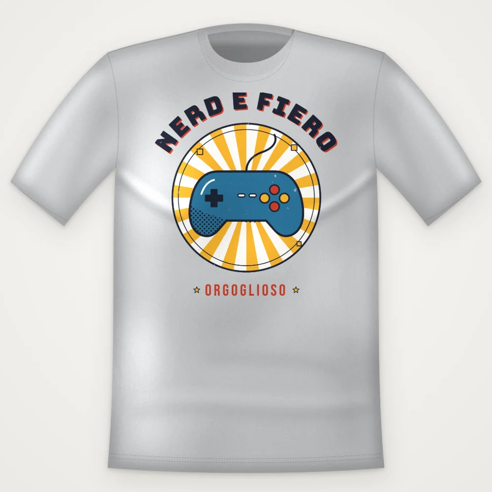 T-Shirt "NERD E FIERO"