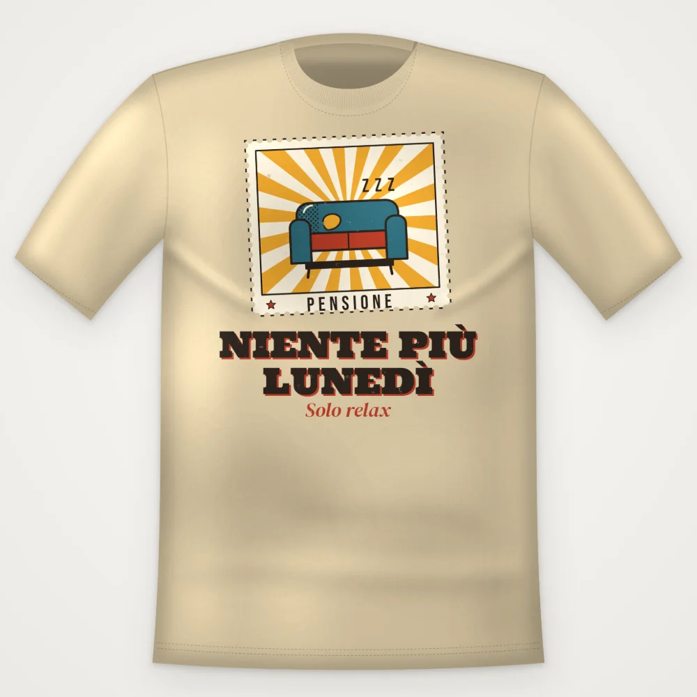 T-Shirt "NIENTE PIU LUNEDI"