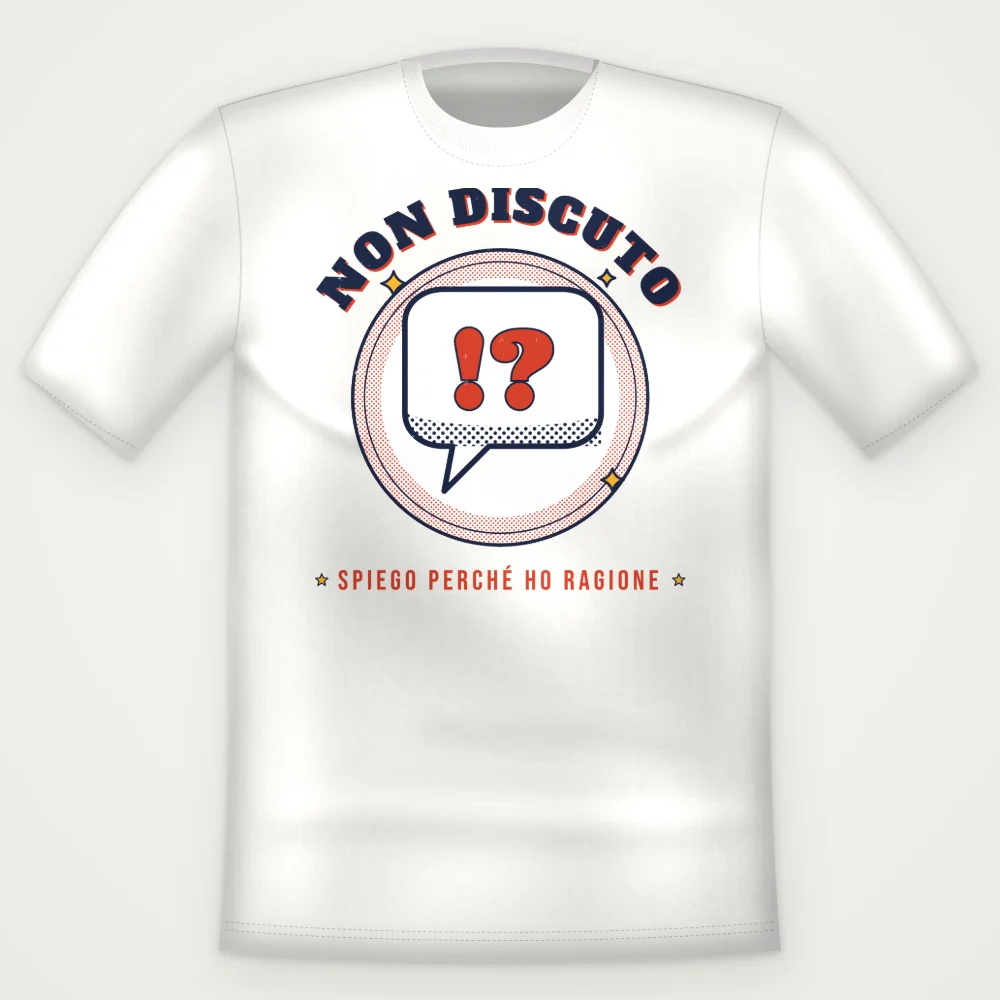 T-Shirt "NON DISCUTO"