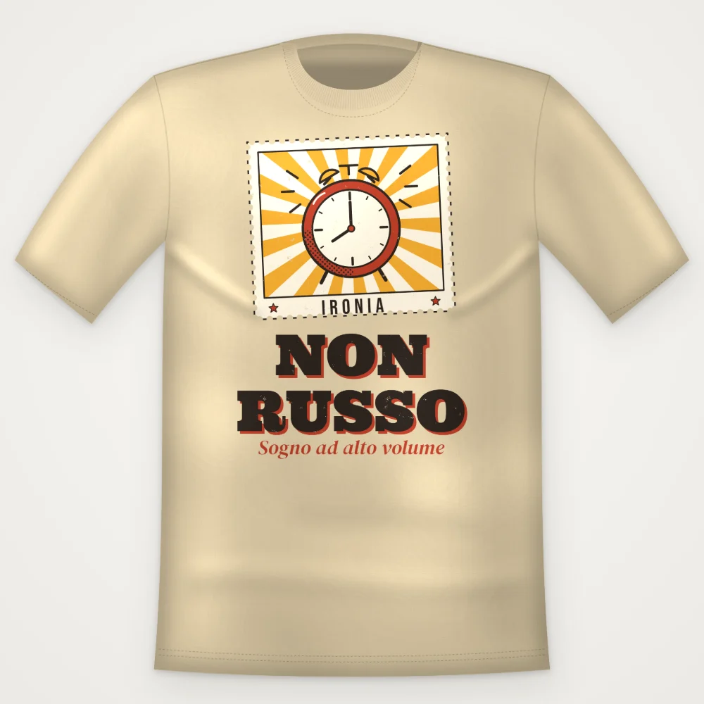 T-Shirt "NON RUSSO"