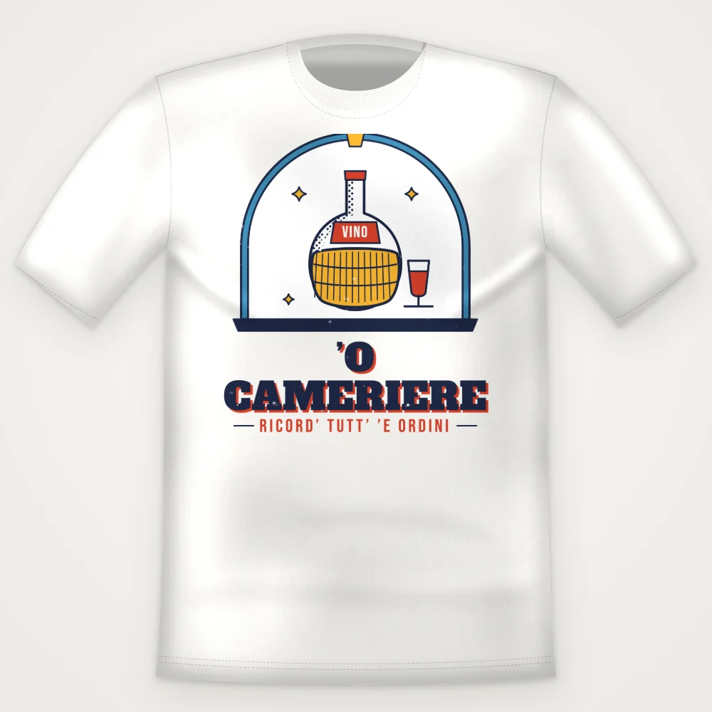 T-Shirt "'O CAMERIERE"