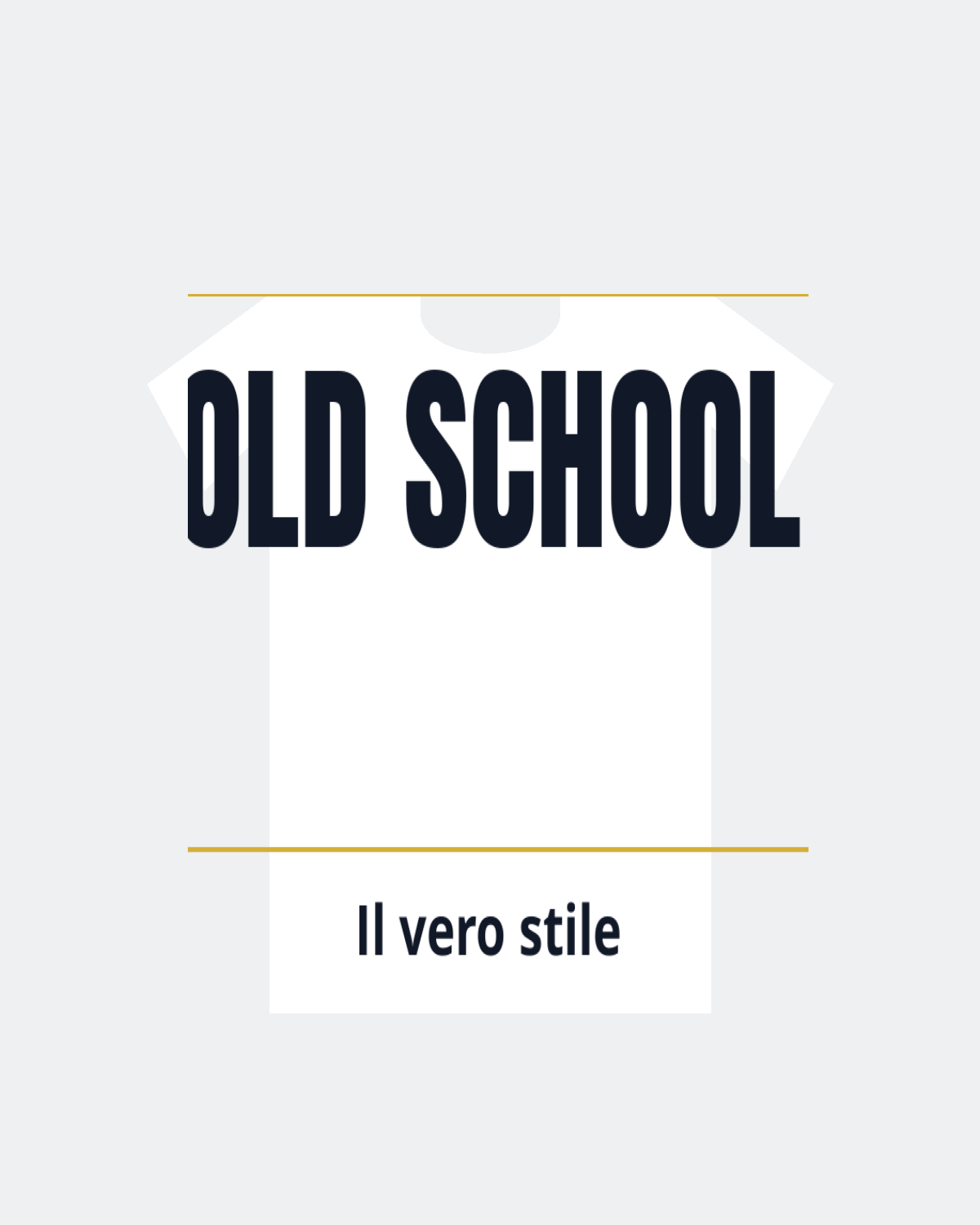 T-Shirt "OLD SCHOOL"