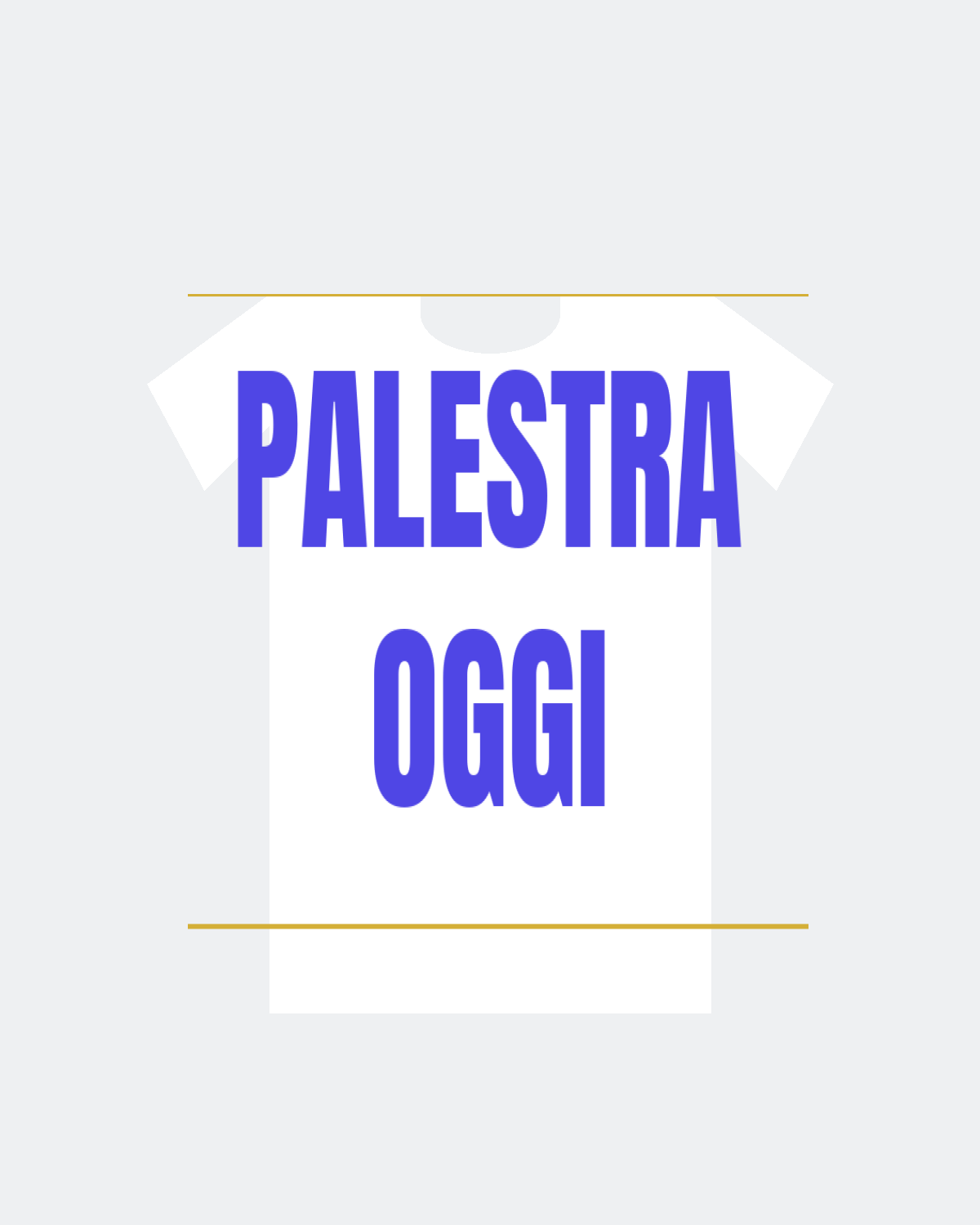 T-Shirt "PALESTRA OGGI"