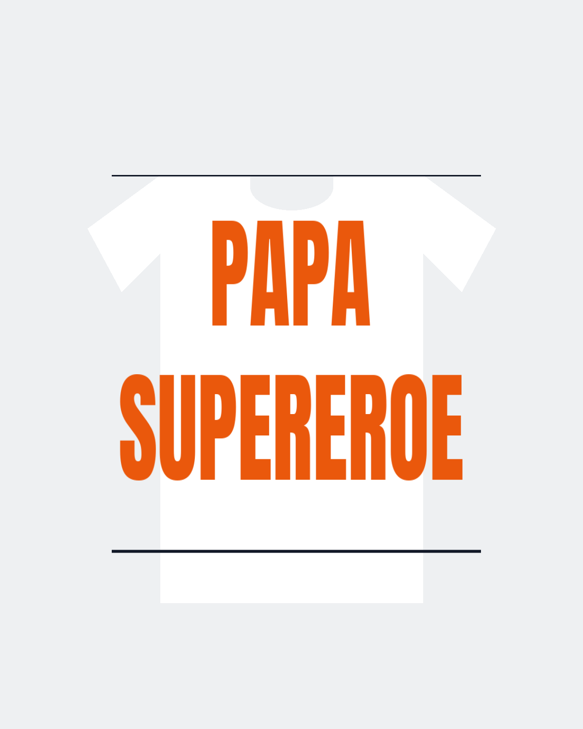 T-Shirt "PAPA SUPEREROE"