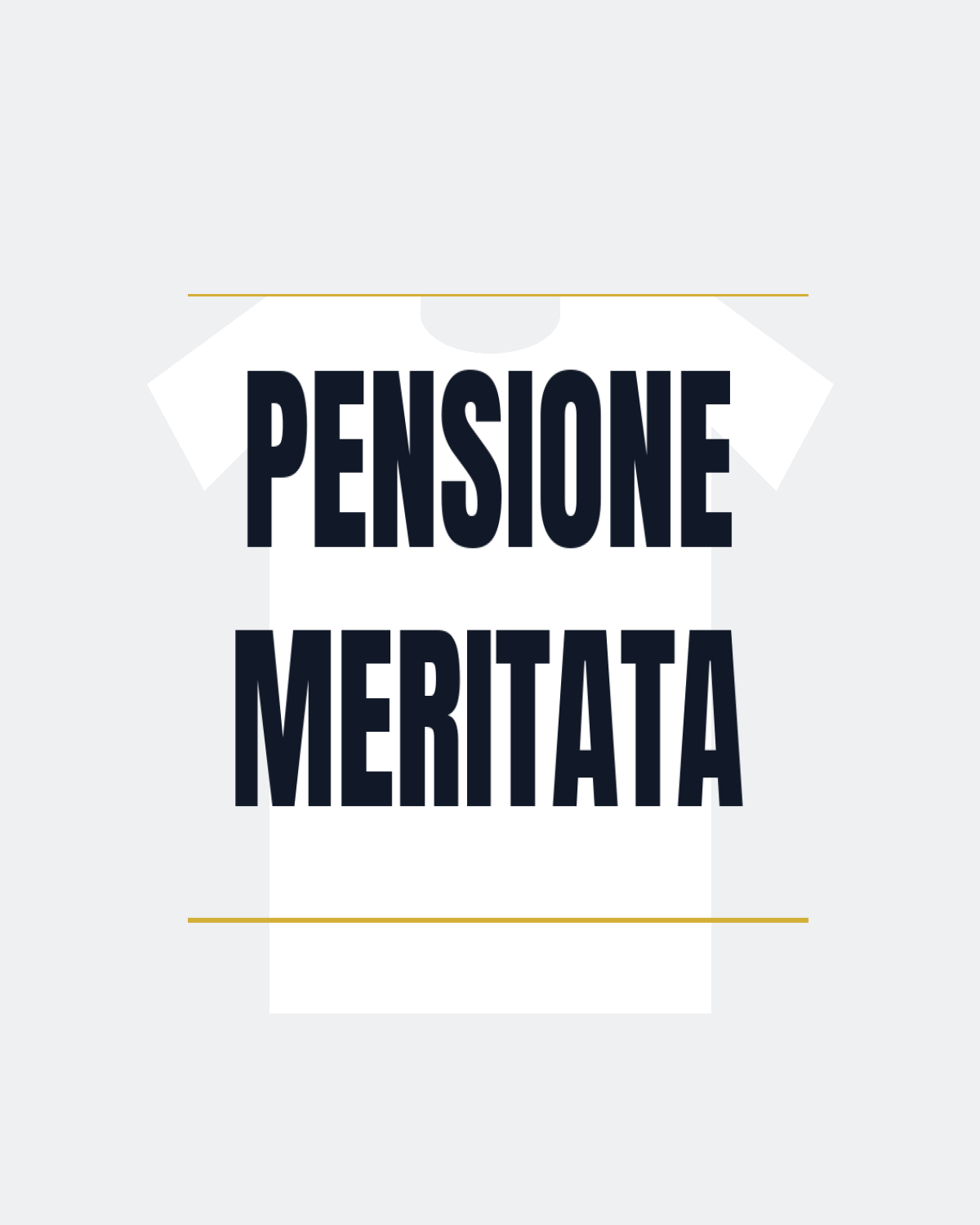T-Shirt "PENSIONE MERITATA"