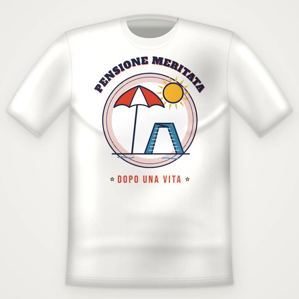 T-Shirt "PENSIONE MERITATA"