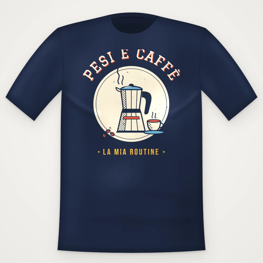 T-Shirt "PESI E CAFFE"